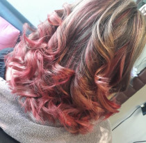 Harrogate Salon | Pink curls | A Cut Above The Rest Harrogate Salon | Pink curls | A Cut Above The Rest
